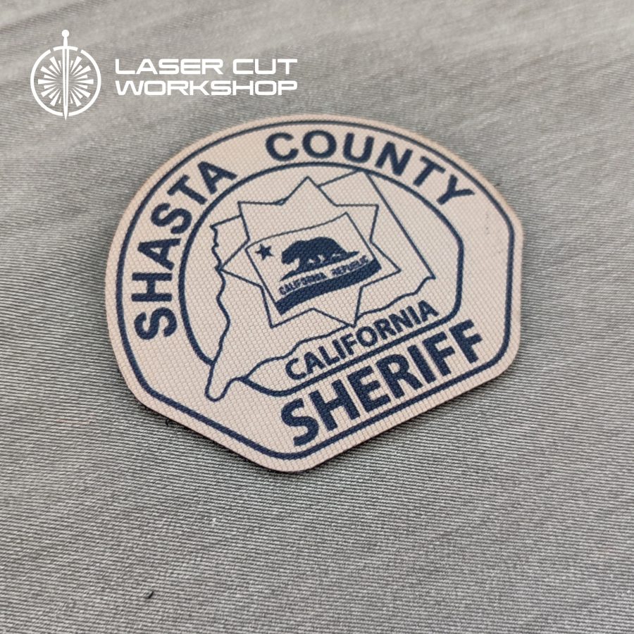 Custom Law Enforcement Agency Badge Patch on uniform. City Police, County Sheriffs, SWAT Teams, Highway Patrol Officers, ATF Officials, FBI, Forest Ranger