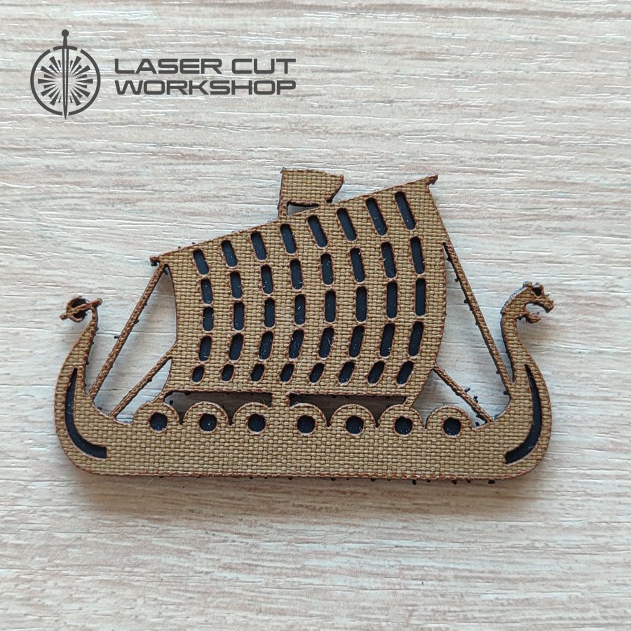 "Viking Drakkar" Tactical Laser Cut Morale Patch