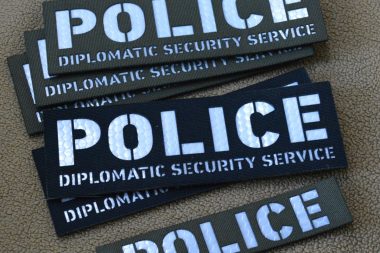 Custom ID Patches made to order, different sizes and colors with velcro hooks on the back