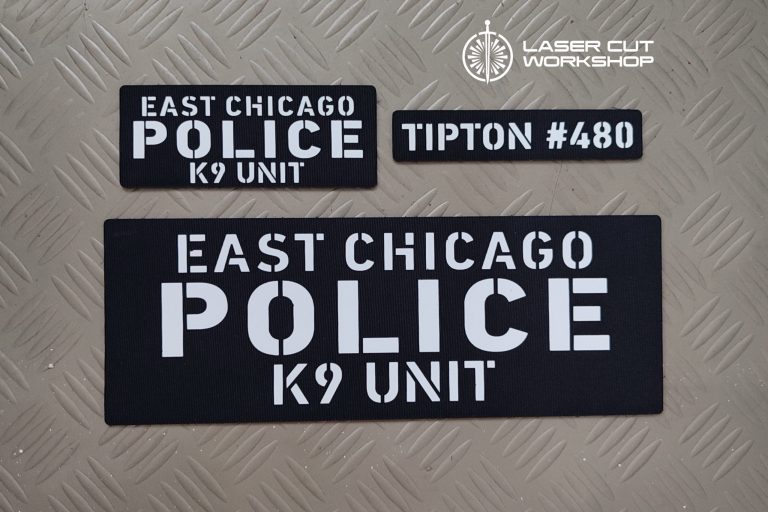 Custom K9 ID SHERIFF K-9, K9 UNIT, POLICE K9 Patches made to order, different sizes and colors with velcro hooks on the back