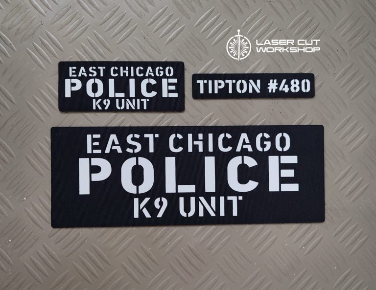 Custom K9 ID SHERIFF K-9, K9 UNIT, POLICE K9 Patches made to order, different sizes and colors with velcro hooks on the back