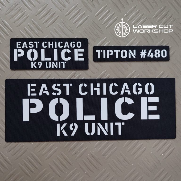 Custom K9 ID SHERIFF K-9, K9 UNIT, POLICE K9 Patches made to order, different sizes and colors with velcro hooks on the back