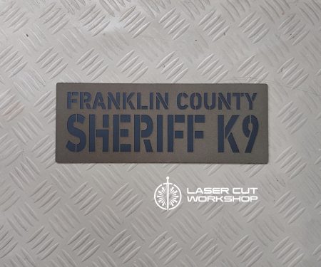Custom K9 ID SHERIFF K-9, K9 UNIT, POLICE K9 Patches made to order, different sizes and colors with velcro hooks on the back