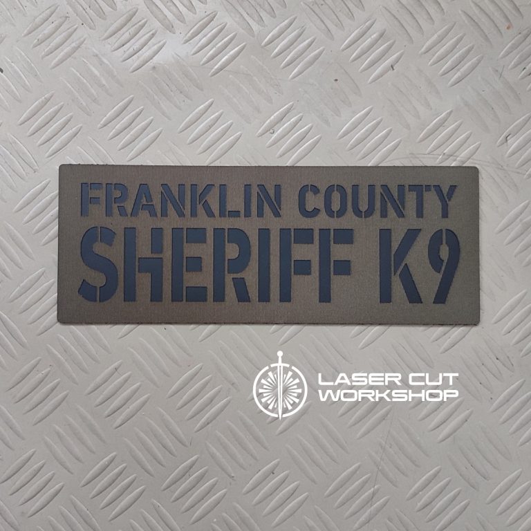 Custom K9 ID SHERIFF K-9, K9 UNIT, POLICE K9 Patches made to order, different sizes and colors with velcro hooks on the back