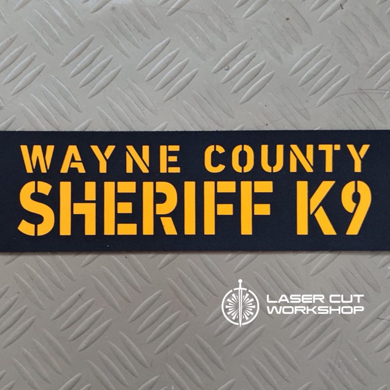 Custom K9 ID SHERIFF K-9, K9 UNIT, POLICE K9 Patches made to order, different sizes and colors with velcro hooks on the back