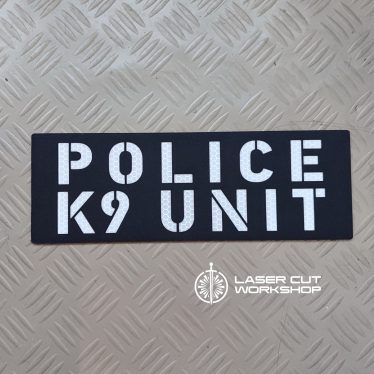 Custom K9 ID SHERIFF K-9, K9 UNIT, POLICE K9 Patches made to order, different sizes and colors with velcro hooks on the back