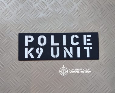 Custom K9 ID SHERIFF K-9, K9 UNIT, POLICE K9 Patches made to order, different sizes and colors with velcro hooks on the back