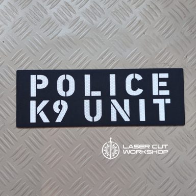 Custom K9 ID SHERIFF K-9, K9 UNIT, POLICE K9 Patches made to order, different sizes and colors with velcro hooks on the back