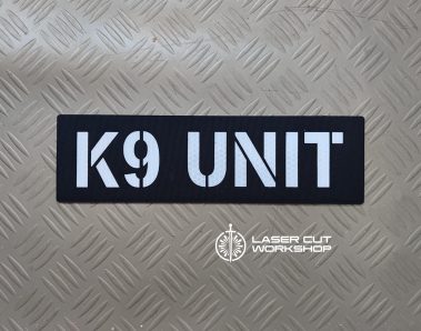 Custom K9 ID SHERIFF K-9, K9 UNIT, POLICE K9 Patches made to order, different sizes and colors with velcro hooks on the back