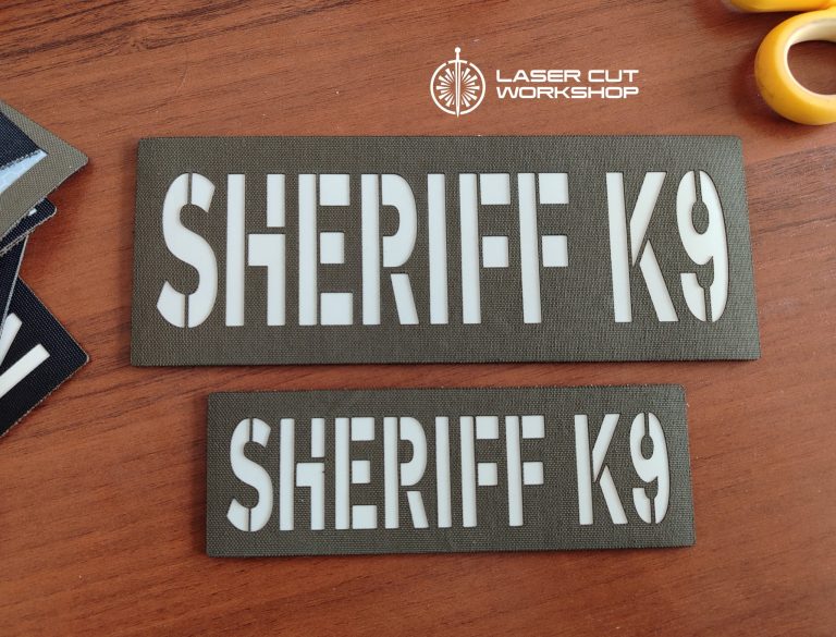 Custom K9 ID SHERIFF K-9, K9 UNIT, POLICE K9 Patches made to order, different sizes and colors with velcro hooks on the back