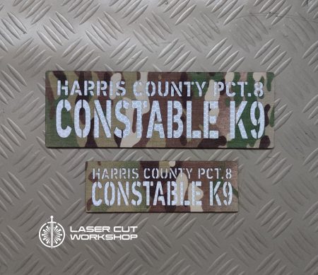 Custom K9 ID SHERIFF K-9, K9 UNIT, POLICE K9 Patches made to order, different sizes and colors with velcro hooks on the back