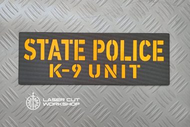 Custom K9 ID SHERIFF K-9, K9 UNIT, POLICE K9 Patches made to order, different sizes and colors with velcro hooks on the back