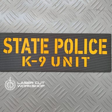 Custom K9 ID SHERIFF K-9, K9 UNIT, POLICE K9 Patches made to order, different sizes and colors with velcro hooks on the back