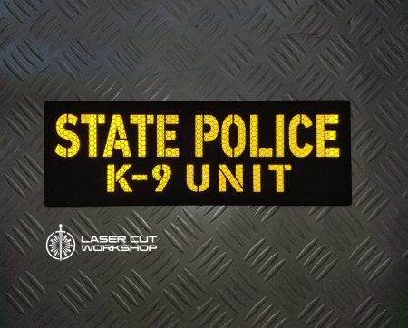 Custom K9 ID SHERIFF K-9, K9 UNIT, POLICE K9 Patches made to order, different sizes and colors with velcro hooks on the back