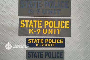 Custom K9 ID SHERIFF K-9, K9 UNIT, POLICE K9 Patches made to order, different sizes and colors with velcro hooks on the back