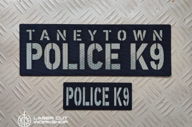 Custom K9 ID SHERIFF K-9, K9 UNIT, POLICE K9 Patches made to order, different sizes and colors with velcro hooks on the back