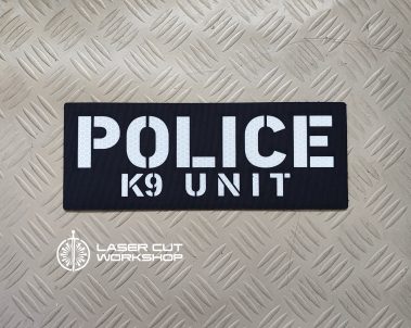 Custom K9 ID SHERIFF K-9, K9 UNIT, POLICE K9 Patches made to order, different sizes and colors with velcro hooks on the back