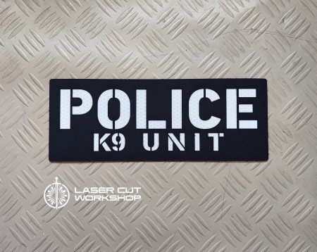 Custom K9 ID SHERIFF K-9, K9 UNIT, POLICE K9 Patches made to order, different sizes and colors with velcro hooks on the back