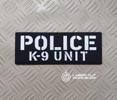 Custom K9 ID SHERIFF K-9, K9 UNIT, POLICE K9 Patches made to order, different sizes and colors with velcro hooks on the back