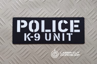 Custom K9 ID SHERIFF K-9, K9 UNIT, POLICE K9 Patches made to order, different sizes and colors with velcro hooks on the back