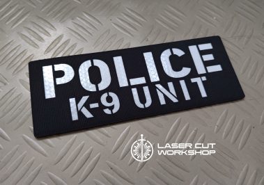 Custom K9 ID SHERIFF K-9, K9 UNIT, POLICE K9 Patches made to order, different sizes and colors with velcro hooks on the back