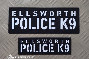 Custom K9 ID SHERIFF K-9, K9 UNIT, POLICE K9 Patches made to order, different sizes and colors with velcro hooks on the back