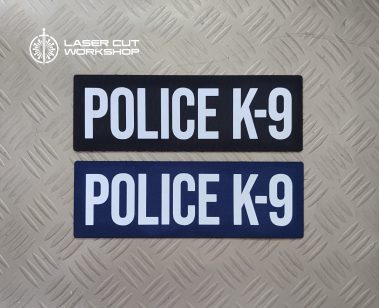 Custom K9 ID SHERIFF K-9, K9 UNIT, POLICE K9 Patches made to order, different sizes and colors with velcro hooks on the back