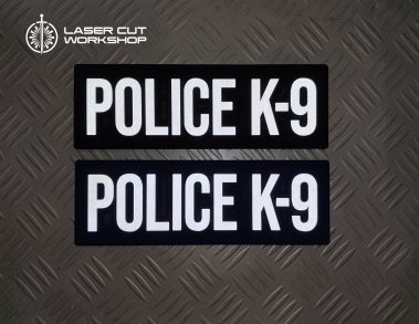 Custom K9 ID SHERIFF K-9, K9 UNIT, POLICE K9 Patches made to order, different sizes and colors with velcro hooks on the back