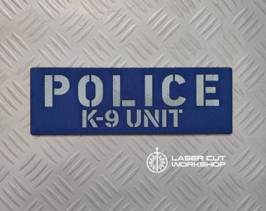 Custom K9 ID SHERIFF K-9, K9 UNIT, POLICE K9 Patches made to order, different sizes and colors with velcro hooks on the back