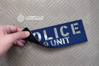 Custom K9 ID SHERIFF K-9, K9 UNIT, POLICE K9 Patches made to order, different sizes and colors with velcro hooks on the back