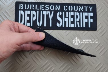 Custom POLICE, SHERIFF, ID Patches made to order, different sizes and colors with velcro hooks on the back