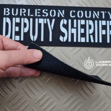 Custom POLICE, SHERIFF, ID Patches made to order, different sizes and colors with velcro hooks on the back