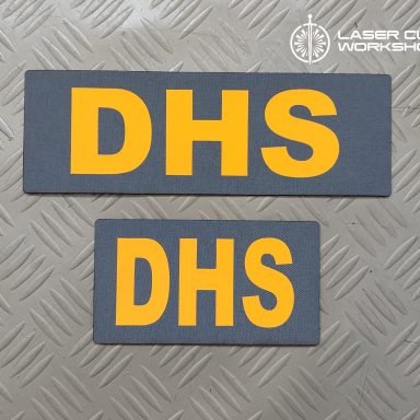 Custom POLICE, SHERIFF, ID Patches made to order, different sizes and colors with velcro hooks on the back