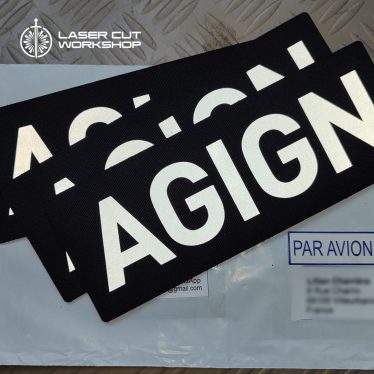 Custom POLICE, SHERIFF, ID Patches made to order, different sizes and colors with velcro hooks on the back