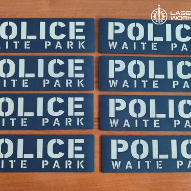 Custom POLICE, SHERIFF, ID Patches made to order, different sizes and colors with velcro hooks on the back