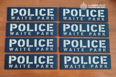 Custom POLICE, SHERIFF, ID Patches made to order, different sizes and colors with velcro hooks on the back
