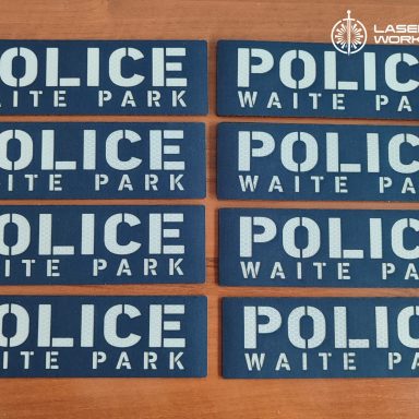 Custom POLICE, SHERIFF, ID Patches made to order, different sizes and colors with velcro hooks on the back