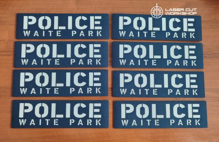 Custom POLICE, SHERIFF, ID Patches made to order, different sizes and colors with velcro hooks on the back