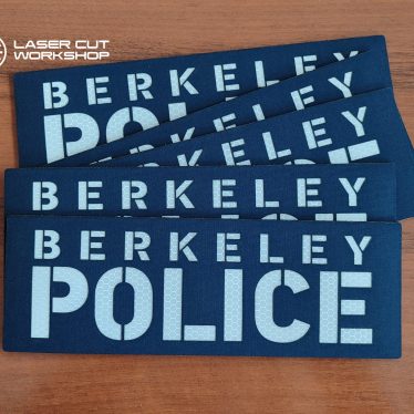 Custom POLICE, SHERIFF, ID Patches made to order, different sizes and colors with velcro hooks on the back