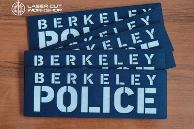 Custom POLICE, SHERIFF, ID Patches made to order, different sizes and colors with velcro hooks on the back