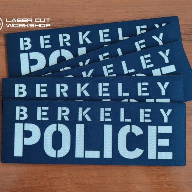 Custom POLICE, SHERIFF, ID Patches made to order, different sizes and colors with velcro hooks on the back