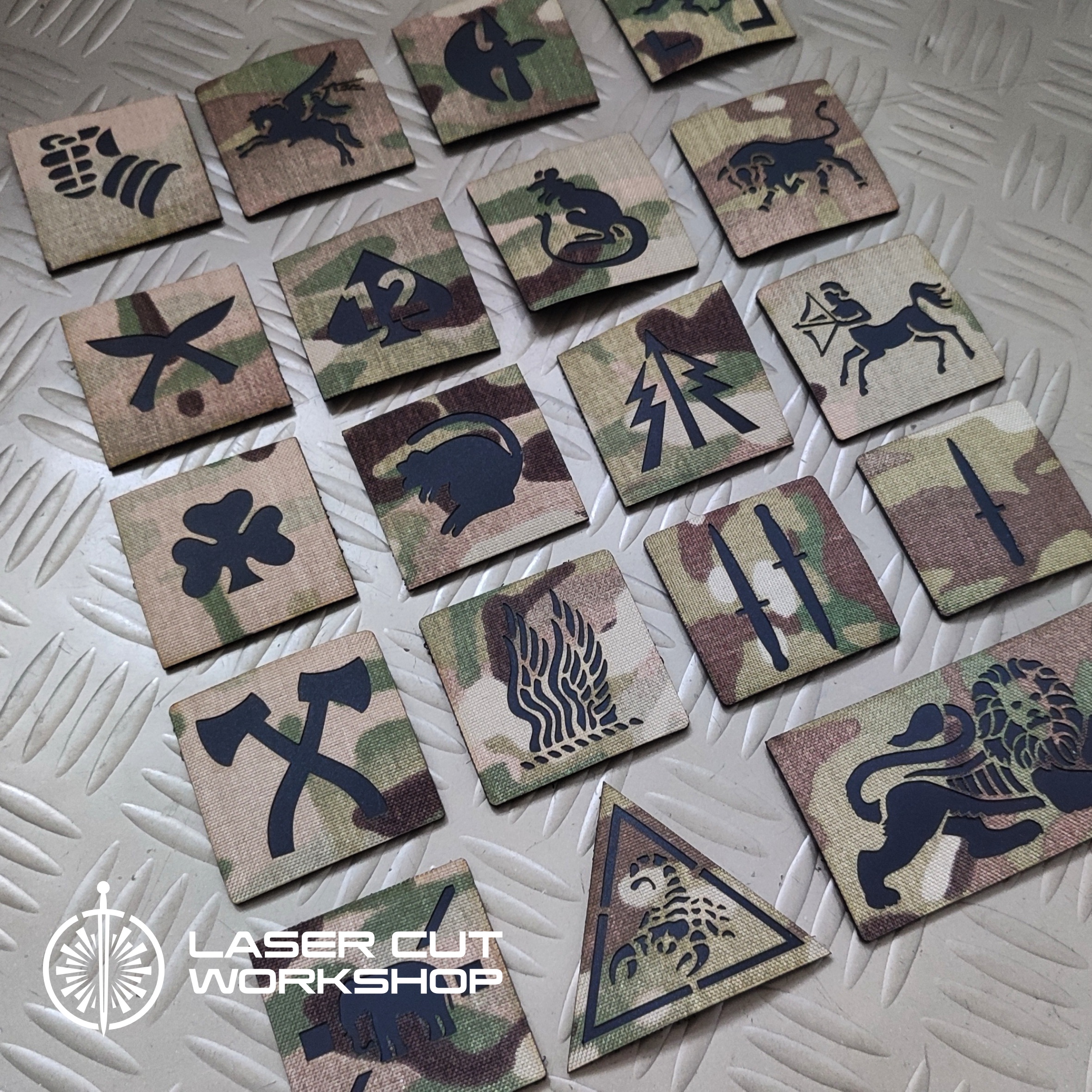 2" TRF UK ARMY Tactical Laser Cut Patch